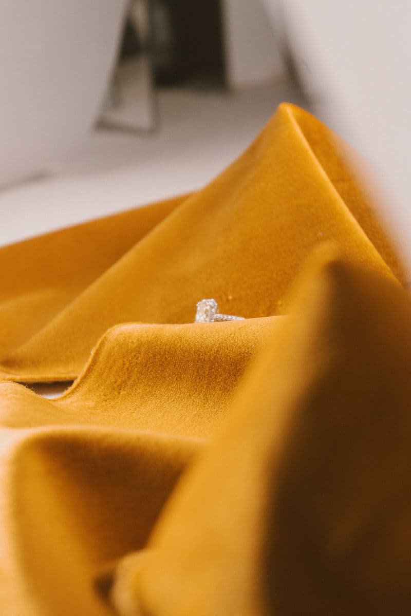 Ammil diamond on fabric